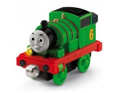 FISHER PRICE T2989 Mašinka Tomáš Take-n-Play Svítící Percy se zvuky