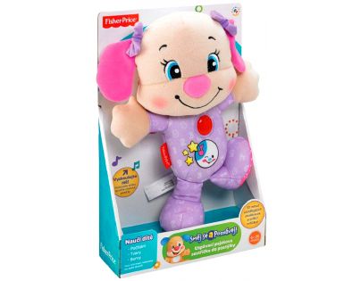 Fisher Price Uspávací pejsek a pejskova sestřička do postýlky - Sestřička
