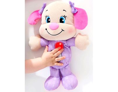 Fisher Price Uspávací pejsek a pejskova sestřička do postýlky - Sestřička