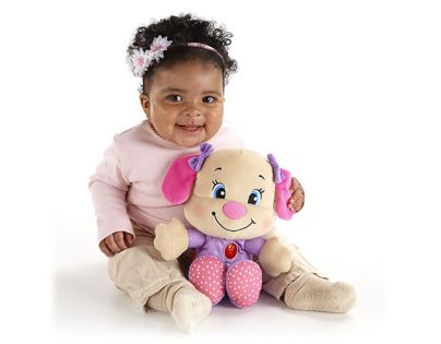 Fisher Price Uspávací pejsek a pejskova sestřička do postýlky - Sestřička