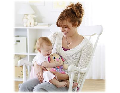 Fisher Price Uspávací pejsek a pejskova sestřička do postýlky - Sestřička