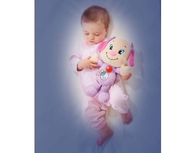 Fisher Price Uspávací pejsek a pejskova sestřička do postýlky - Sestřička