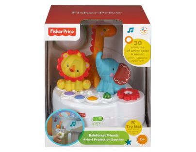 Fisher Price Y6585 - Uspávací projektor se Zvířecími Kamarády