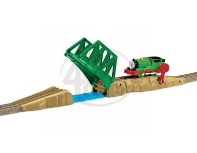 FISHER PRICE V8336 Mašinka Tomáš TrackMaster Cílové místo s akcí - Percy a most