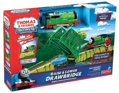 FISHER PRICE V8336 Mašinka Tomáš TrackMaster Cílové místo s akcí - Percy a most
