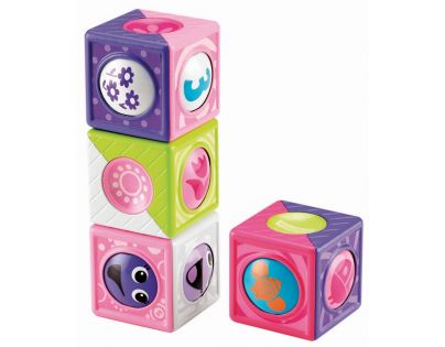Fisher Price Veselé stavební kostky s kuličkou - Květiny a čísla
