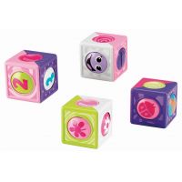 Fisher Price Veselé stavební kostky s kuličkou - Květiny a čísla 3