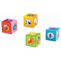 Fisher Price Veselé stavební kostky s kuličkou - Vozidla a tvary 2