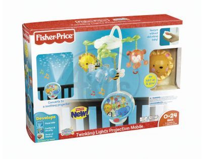 Fisher Price - Promítací kolotoč nad postýlku s lampionky W2622