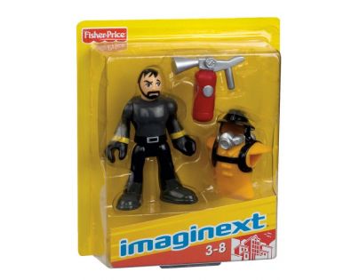 Fisher Price Imaginext kolekce figurek - R4325 Policejní těžkooděnec