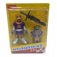 Fisher Price Imaginext kolekce figurek - W9615 Rytíř fialový 5
