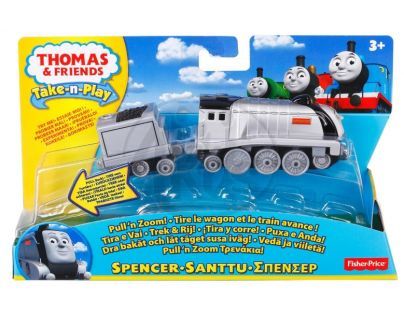 FISHER PRICE W6267 Mašinka Tomáš Take-n-Play Natahovací kovové mašinky - Spencer