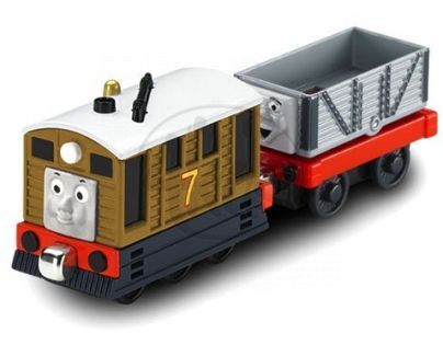 FISHER PRICE W6267 Mašinka Tomáš Take-n-Play Natahovací kovové mašinky - Toby