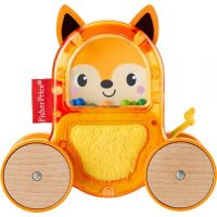 Fisher Price zvířátka na kolečkách oranžové s kuičkami Fisher Price zvířátka na kolečkách oranžové s kuičkami