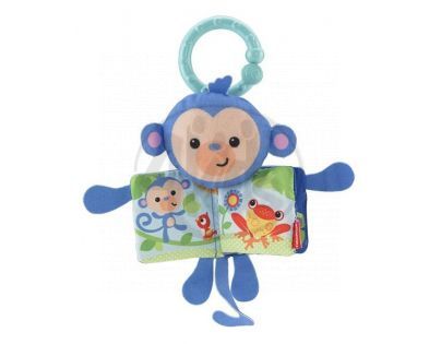 Fisher Price Závěsná knížka do kočárku - Opice