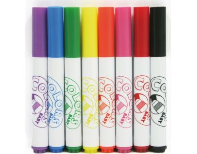 Aladine Fixy s okrúhlym hrotom Colors Baby First 8 ks