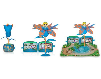 EPline EP01617 - Flóra Magica kvetinka modro-ružová