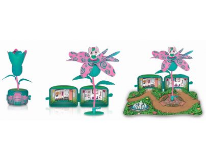 EPline EP01617 - Flóra Magica kvetinka modro-ružová