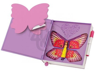 Flutterbye Motýlí deník - Růžový motýlek