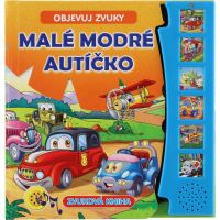 FONI Book Zvuková knižka Malé modré autíčko Objavuj zvuky SK verzia 6