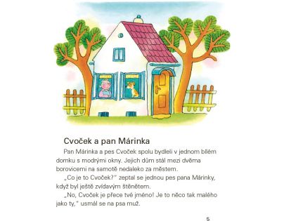 Fragment cvoček a pán Márinka