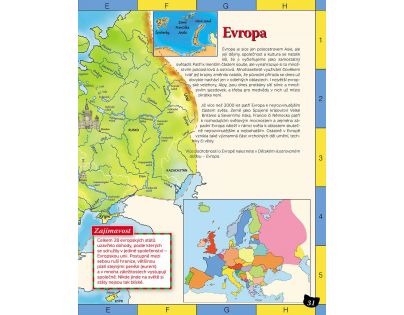 Fragment Dětský ilustrovaný Atlas Světa CZ verzia