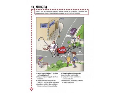 Fragment Dopravná výchova s Tondo a Barunkou
