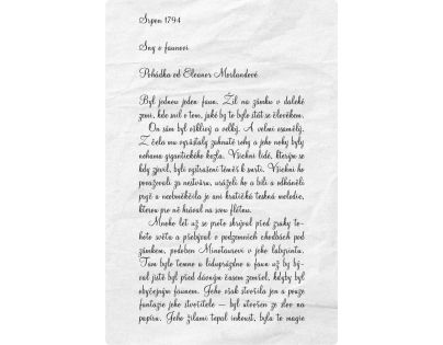 Fragment Emma, faun a zapomenutá kniha CZ verzia