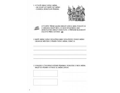 Fragment Písanka malého spisovateľa