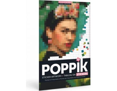 Poppik Samolepkový plagát Frida Kahlo portrét