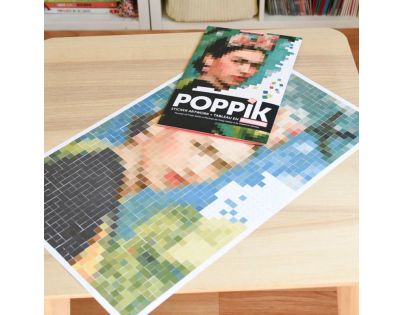 Poppik Samolepkový plagát Frida Kahlo portrét