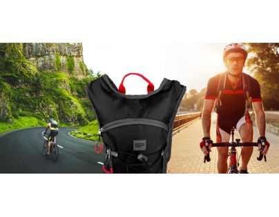 Fuji Športový, cyklistický a bežecký ruksak 5 l čierny