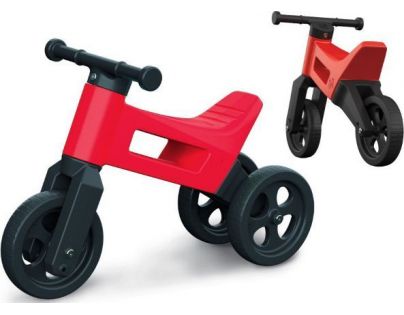 Teddies Funny Wheels Odrážedlo 2v1 červené