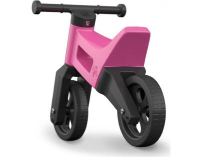 Teddies Funny Wheels Odrážedlo 2v1 růžové