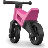 Teddies Funny Wheels Odrážedlo 2v1 růžové 2