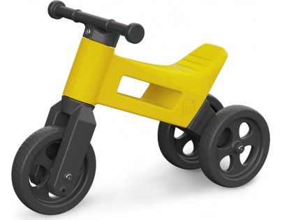 Teddies Funny Wheels Odrážedlo 2v1 žluté