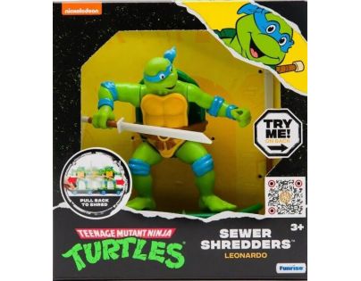 Funrise Korytnačky Ninja na skejte Sewer Shredders Leonardo