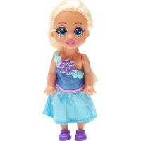 Funville Dreameez mini princezná v kornútku blond vlásky a modré šaty