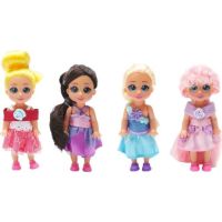 Funville Dreameez mini princezná v kornútku blond vlásky a modré šaty 3