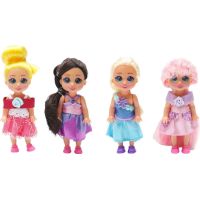 Funville Dreameez mini princezná v kornútku Blond vlasy a červené šaty 2