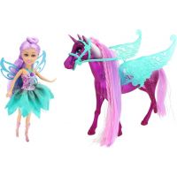 Funville Magický svítící jednorožec s vílou Sparkle Girlz Funville Magický svítící jednorožec s vílou Sparkle Girlz