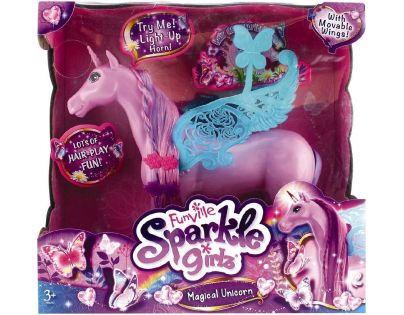 Funville magický svietiaci jednorožec Sparkle Girlz
