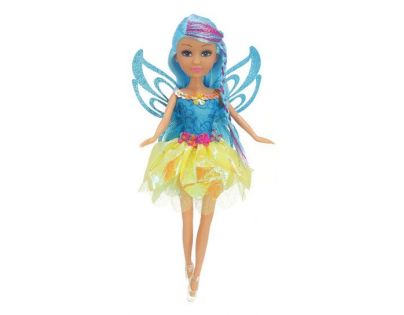 Funville Víla Sparkle Girlz květinová s křídly v kornoutu žlutá sukně