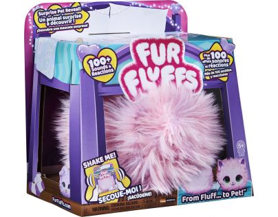 Spin Master Fur Fluff interaktívne plyšové mačiatko 20 cm