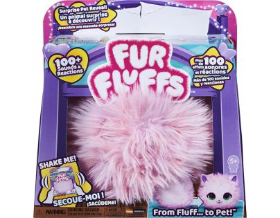 Spin Master Fur Fluff interaktívne plyšové mačiatko 20 cm