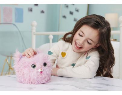 Spin Master Fur Fluff interaktívne plyšové mačiatko 20 cm