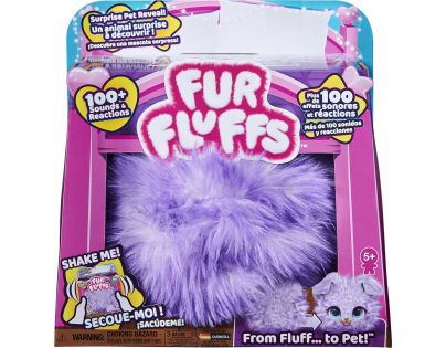 Spin Master Fur Fluff interaktívne plyšové šteniatko 20 cm