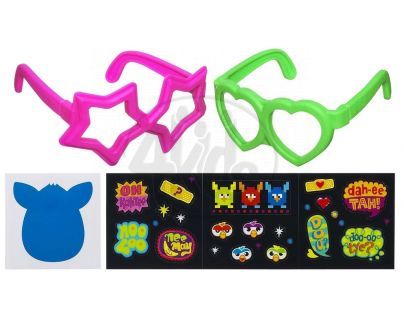 Furby doplňky - Růžová a zelená