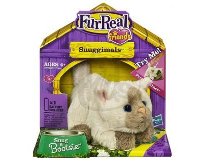 Interaktivní zvířátka do dlaně Furreal Friends 93717 - Kotě hnědobílé