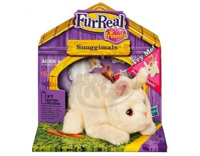 Interaktivní zvířátka do dlaně Furreal Friends 93717 - Králík bíločerný